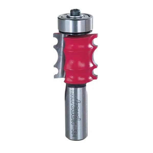 80-584 Triple Beading Router Bit 1/2" Shank 1/4" R1 3/32" R2